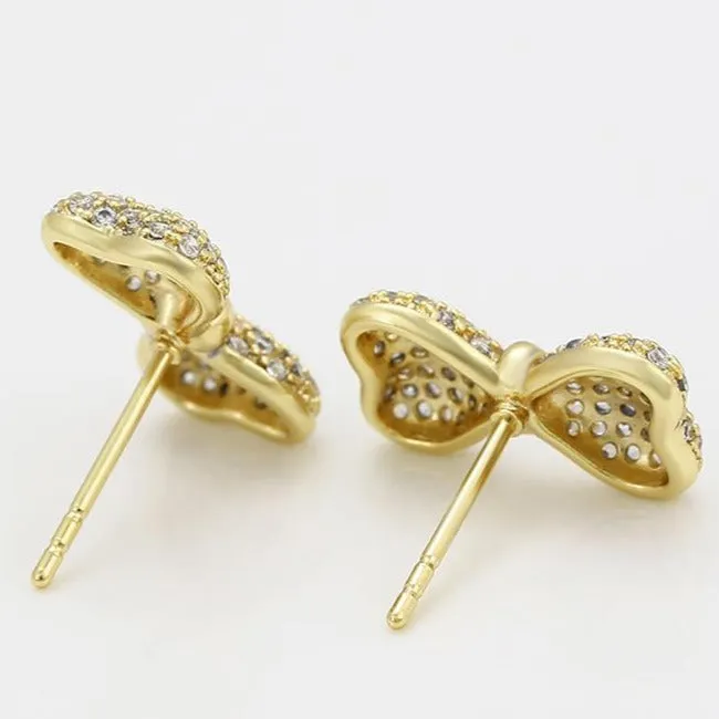 14K Gold Filled Bow Studs