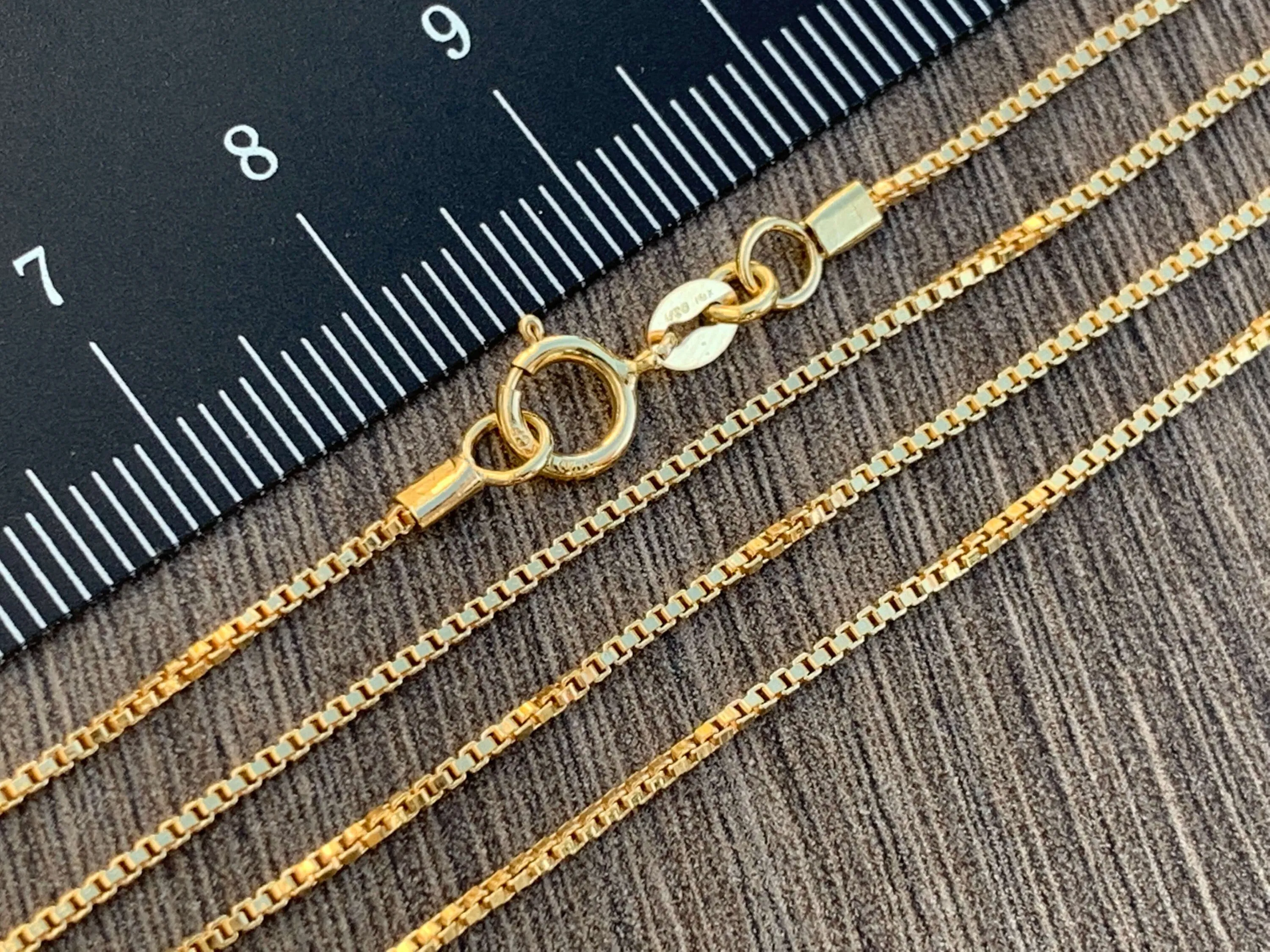 14kt Gold Filled Necklace - 0.7mm Box Chain