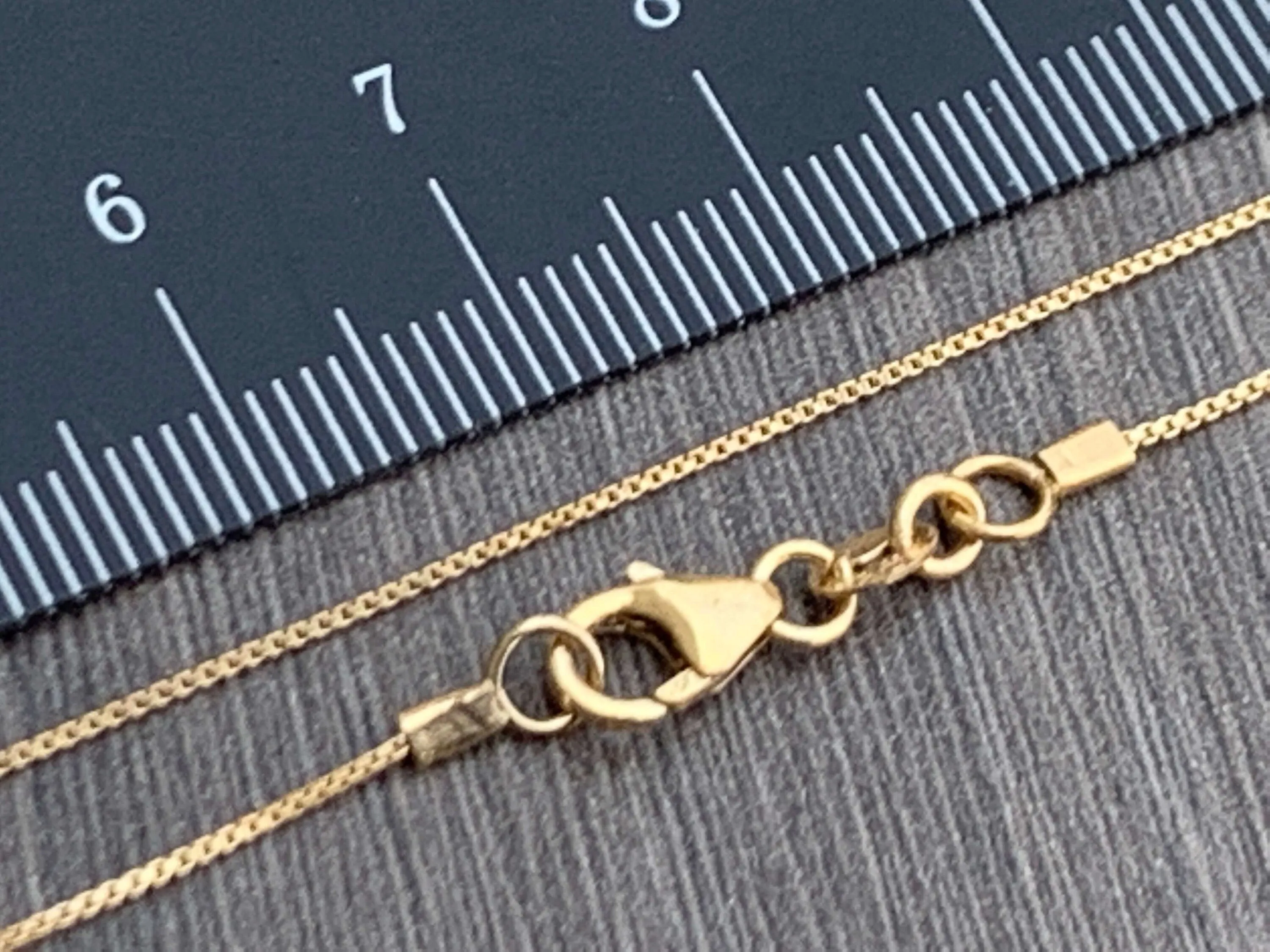 14kt Gold Filled Necklace - 0.7mm Box Chain