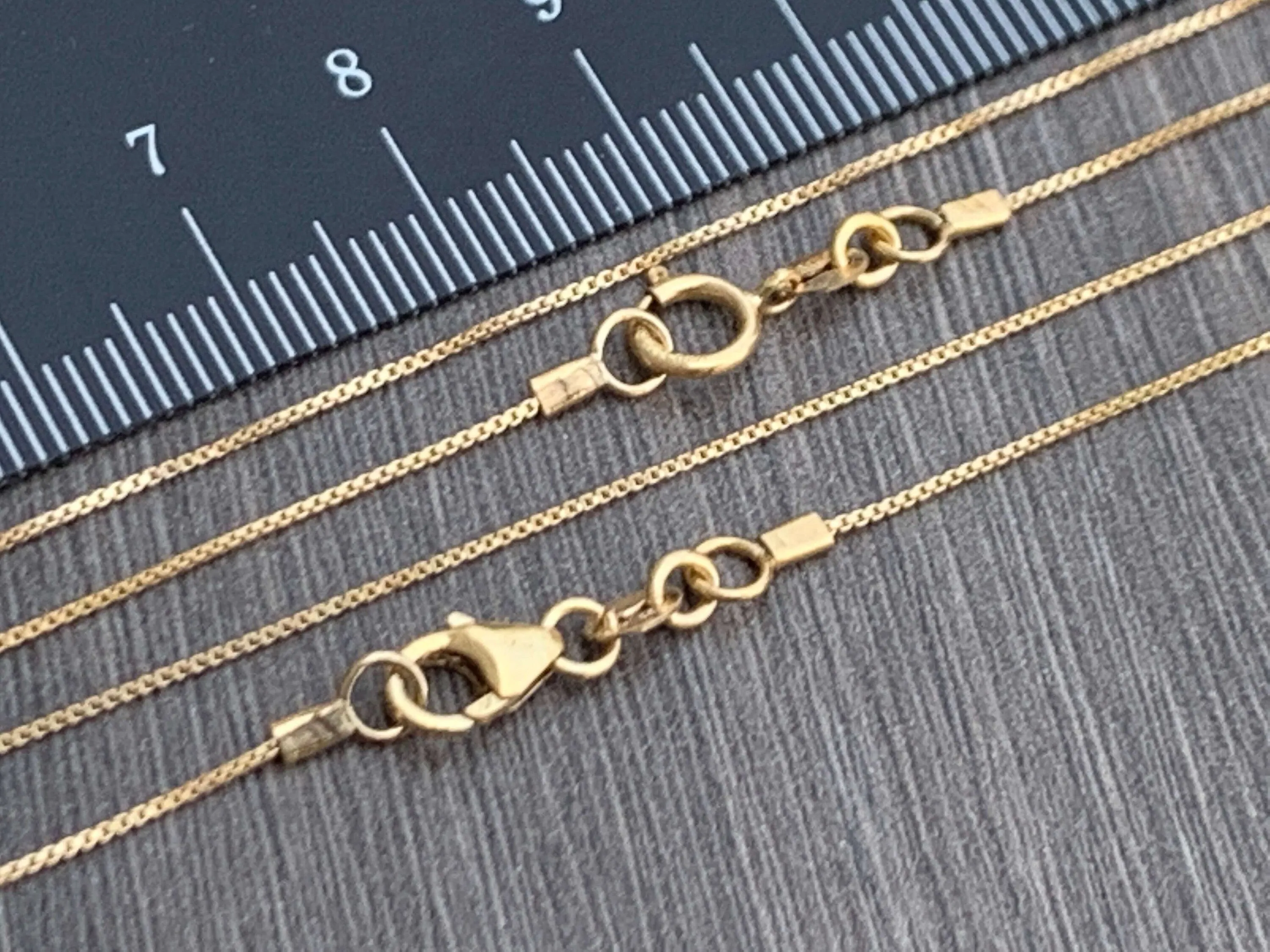 14kt Gold Filled Necklace - 0.7mm Box Chain