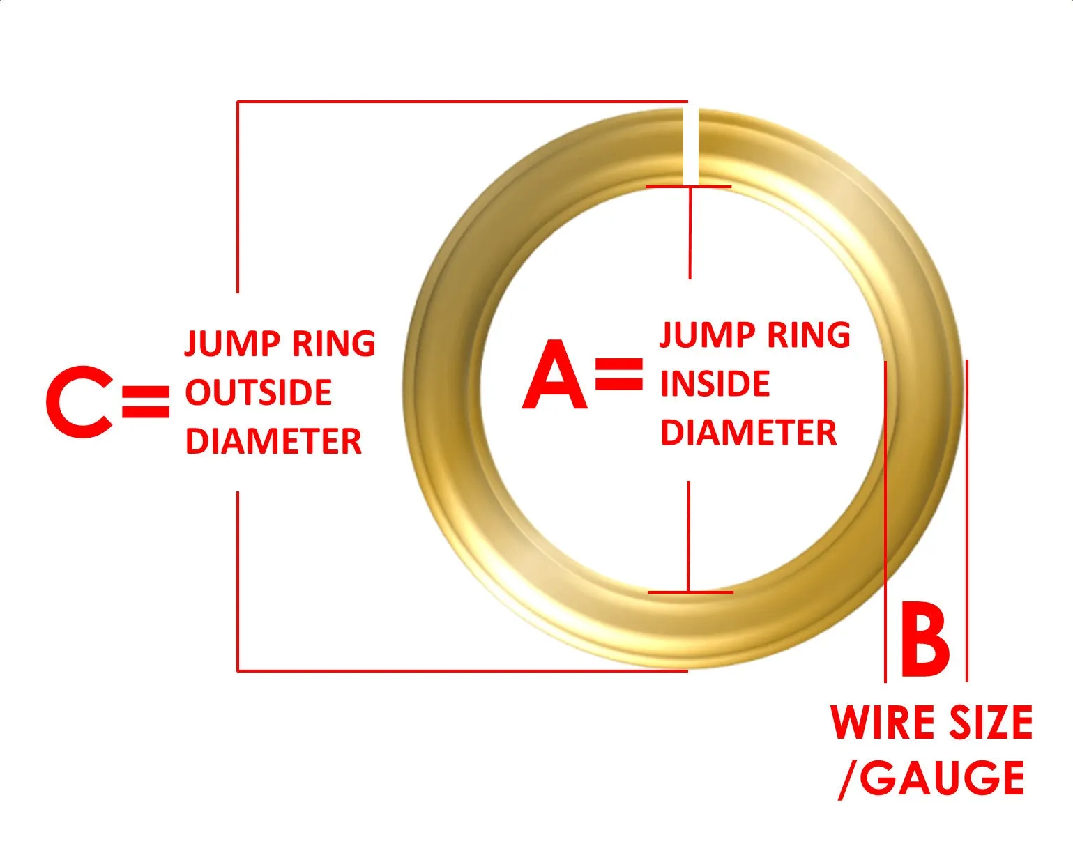 14kt Gold Filled Open Jump Rings