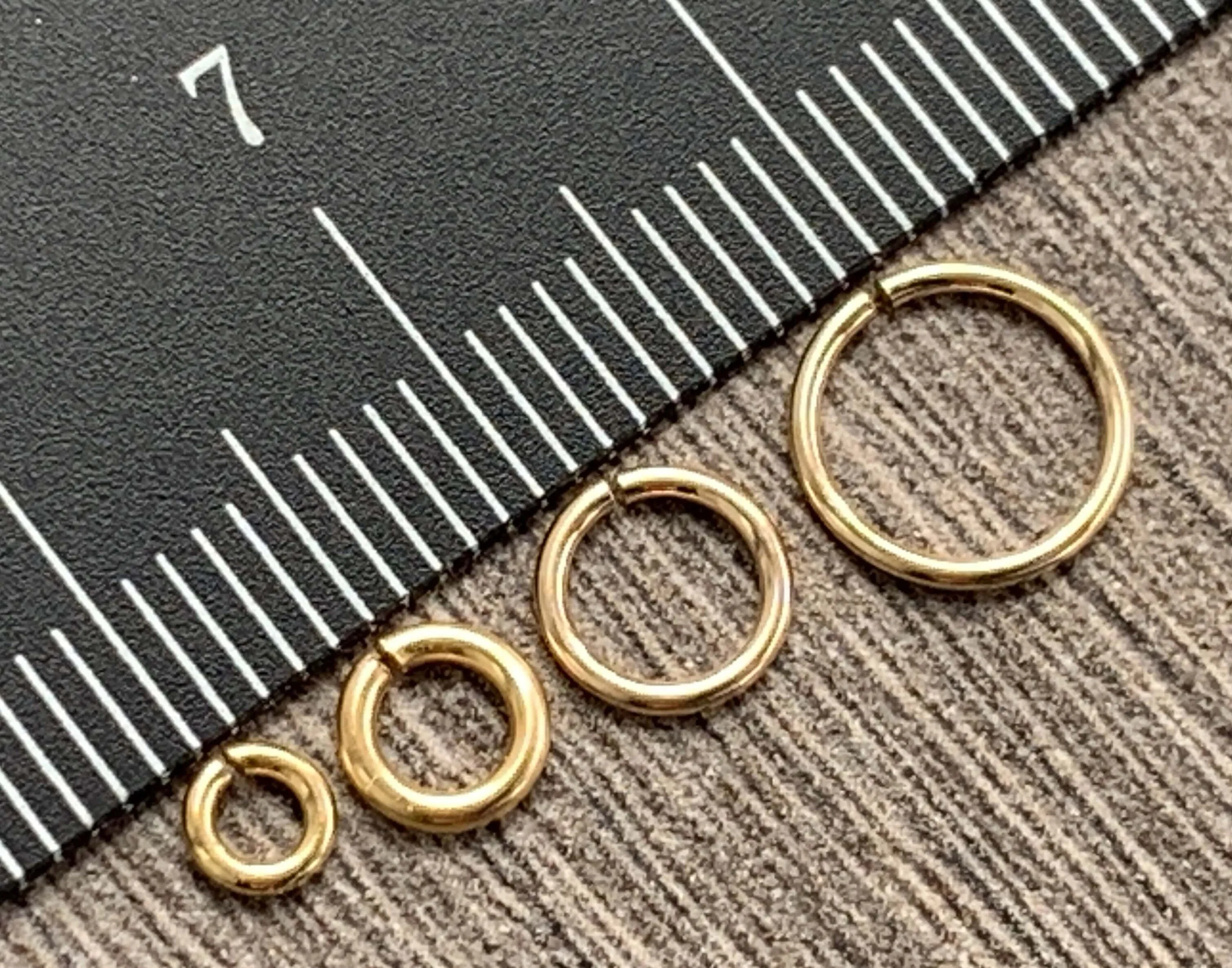 14kt Gold Filled Open Jump Rings