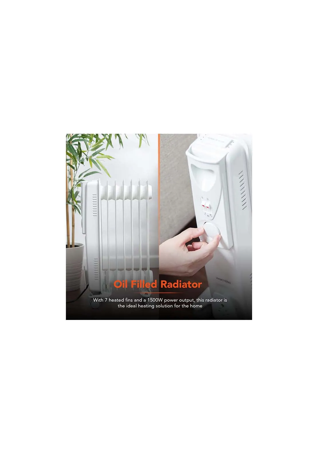 1500W Oil Filled Radiator | Wl43003YW