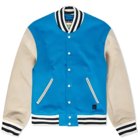 Acne Studios Ovan Padded Face Varsity JacketSapphire Blue