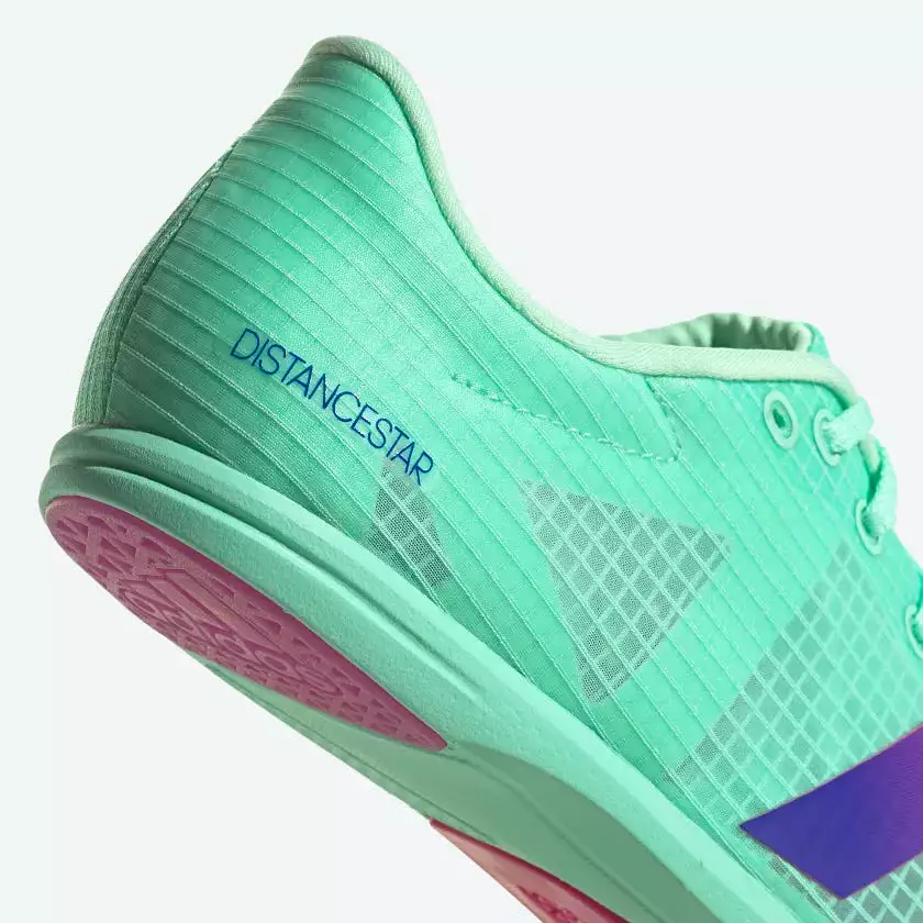 Adidas Adizero Distancestar Shoes - Pulse Mint/Lucid Blue/Lucid Fuchsia