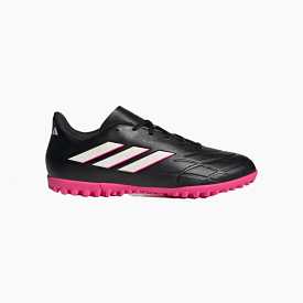 Adidas Chimpunes Copa Pure 4 Synthetic Grass TF Shoes - Core Black/Zero Metallic/Team Shock Pink 2