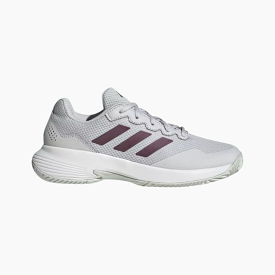 Adidas Gamecourt 2.0 Women's Tennis Shoes -Grey One/Aurora Met. S24/Core White