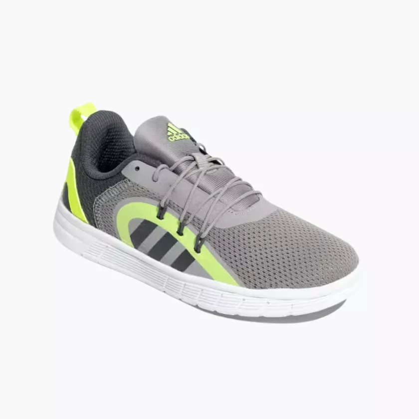 Adidas GameTalker 1.0 Kids Unisex Shoes (4-16Year) -Dove Grey/Grey Six/Lucid Lemon