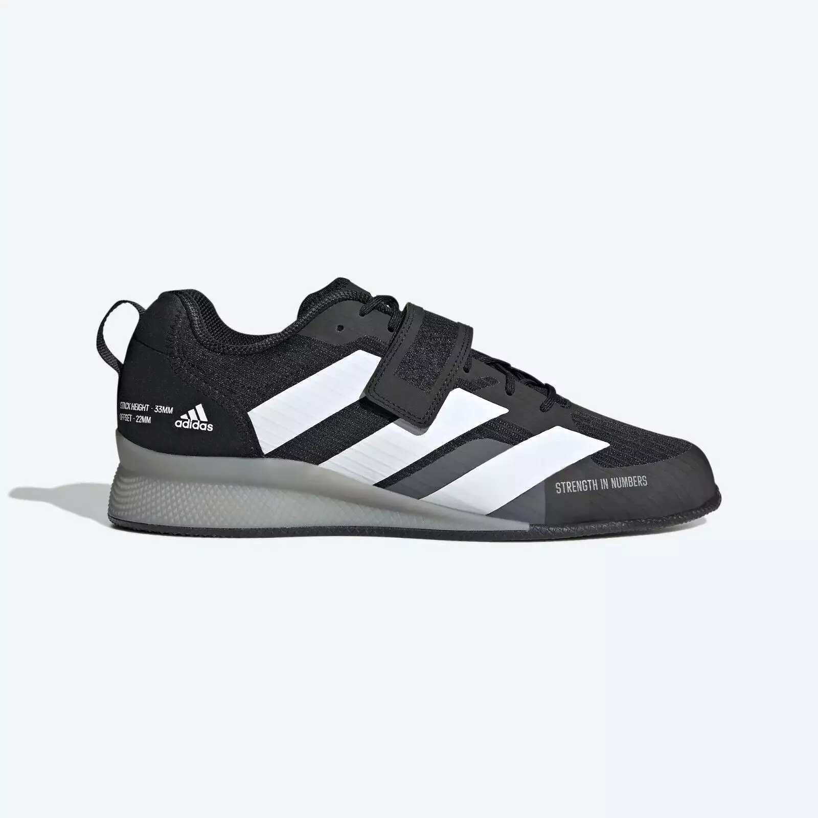 adidas Mens Adipower III Squat Shoes Black Weightlifting