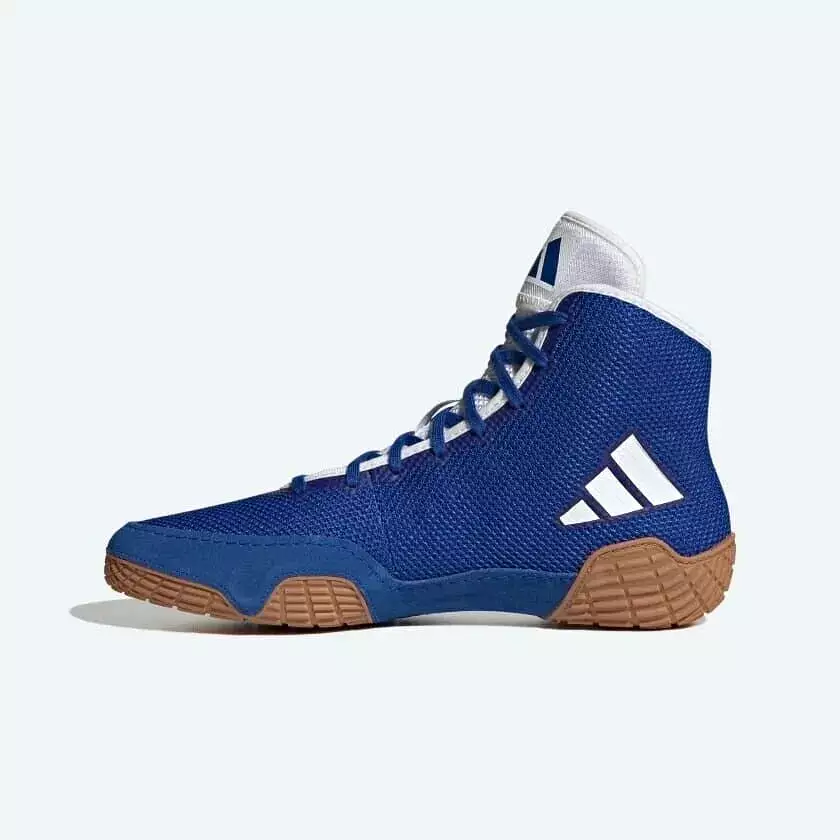 adidas Mens Tech Fall 2.0 Blue Wrestling Shoes