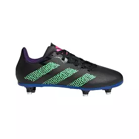 adidas Rugby Boots Soft Ground Kids Black Junior Shoes