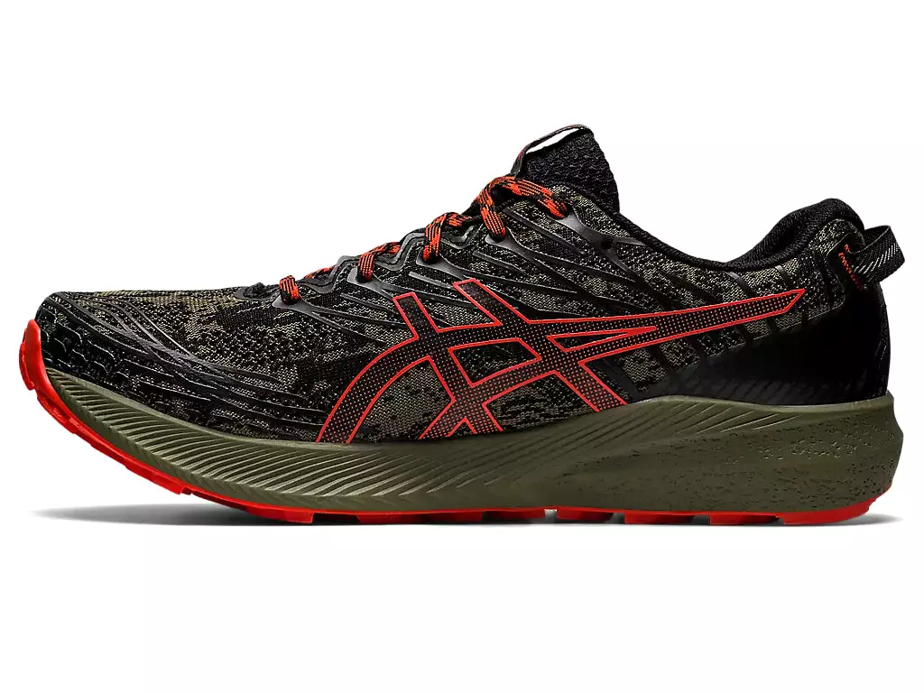 ASICS Men's FUJI LITE 3 (Mantle Green/Cherry Tomato)