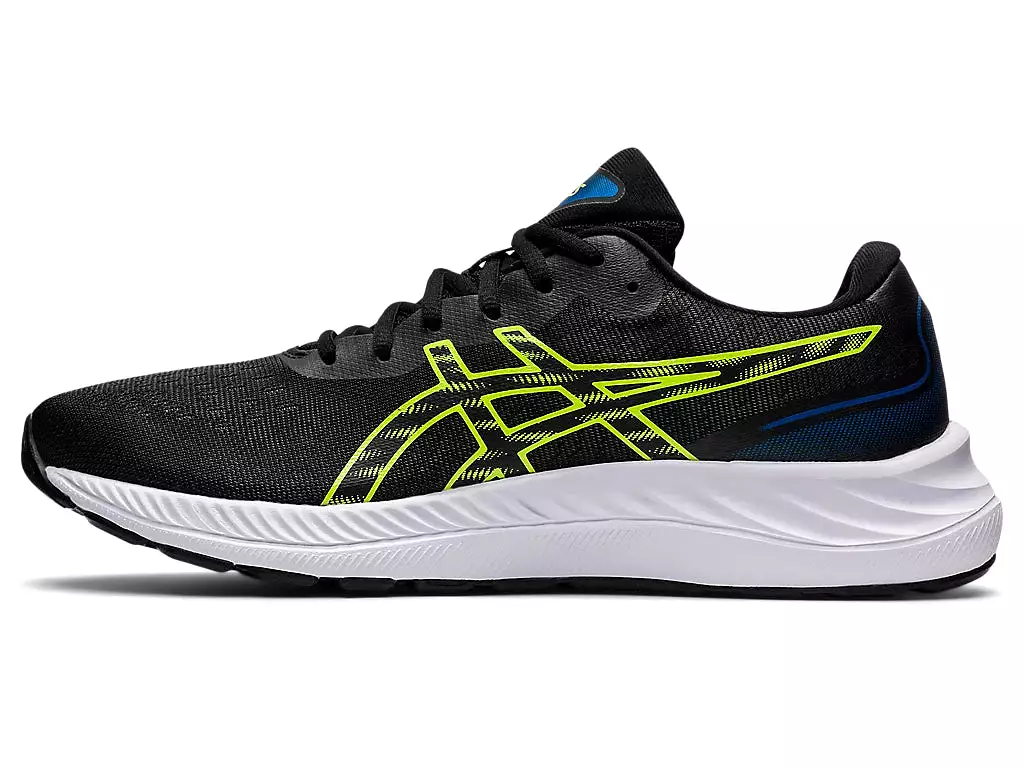 ASICS Men's GEL-EXCITE 9 (Black/Hazard Green)