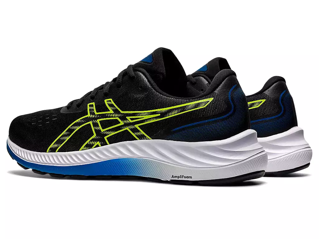 ASICS Men's GEL-EXCITE 9 (Black/Hazard Green)