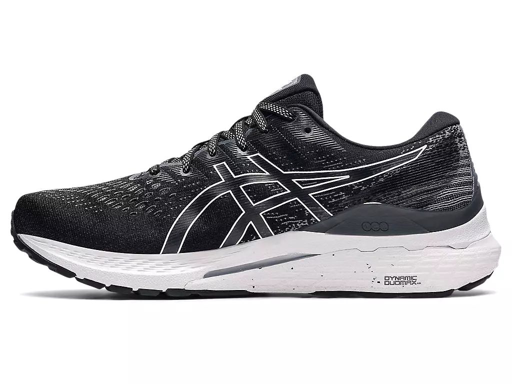 ASICS Men's GEL-KAYANO 28 (Black/White)