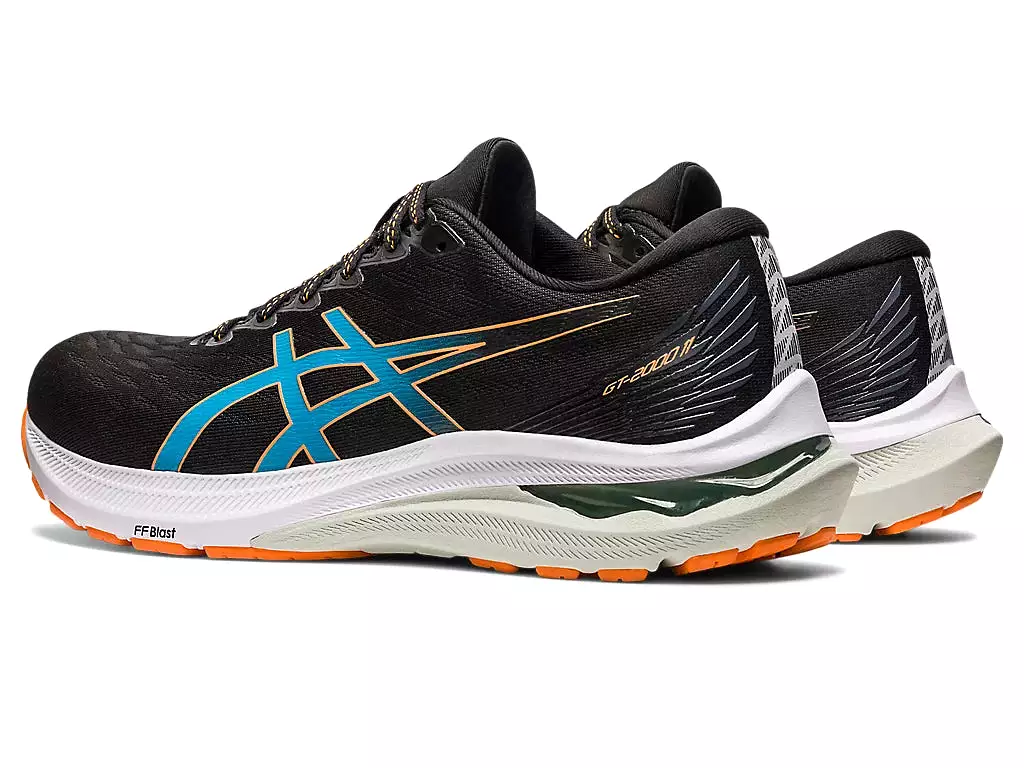 ASICS Men's GT-2000 11 WIDE (Black/Sun Peach)