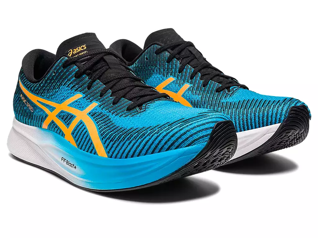 ASICS Men's MAGIC SPEED 2 (Island Blue/Orange Pop)