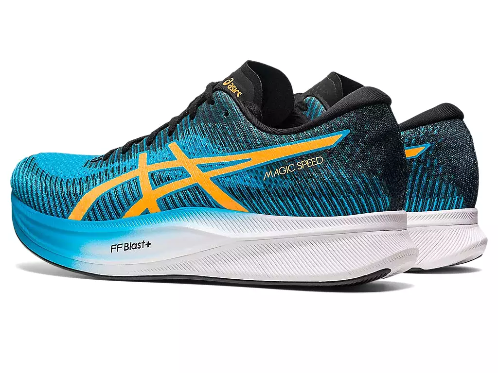 ASICS Men's MAGIC SPEED 2 (Island Blue/Orange Pop)