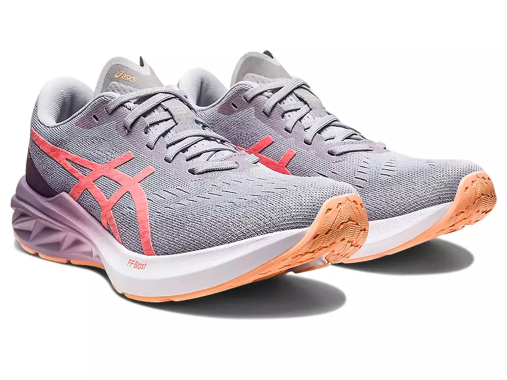 ASICS Women's DYNABLAST 3 (Piedmont Grey/Papaya)