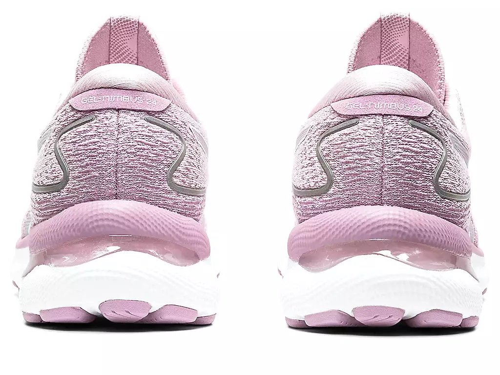 ASICS Women's GEL-NIMBUS 24 (Barely Rose/White)