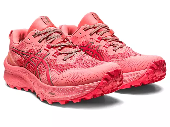 ASICS Women's GEL-TRABUCO 11 (Pink Grapefruit/Ivy)