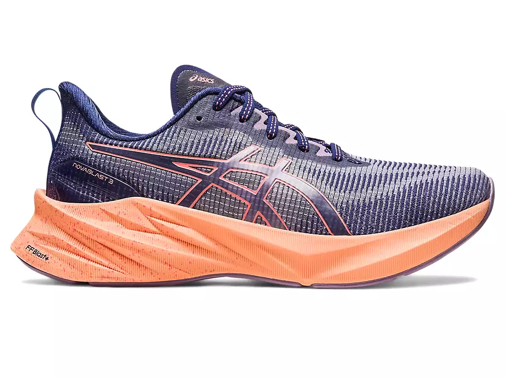 ASICS Women's NOVABLAST 3 LE (Indigo Blue/Papaya)