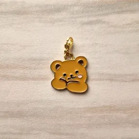 Beige Bear Charm