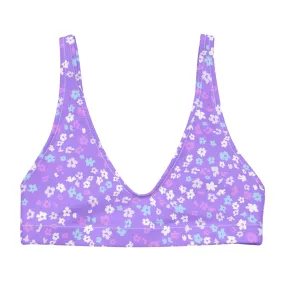 BELLA ECO PADDED BIKINI TOP | LILACERI BLOOMS ECO