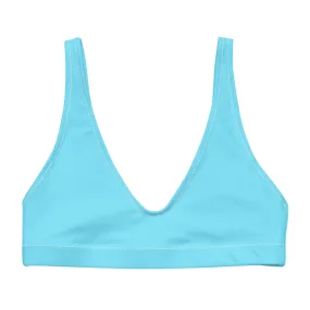 BELLA ECO PADDED BIKINI TOP - CANDY BLUE