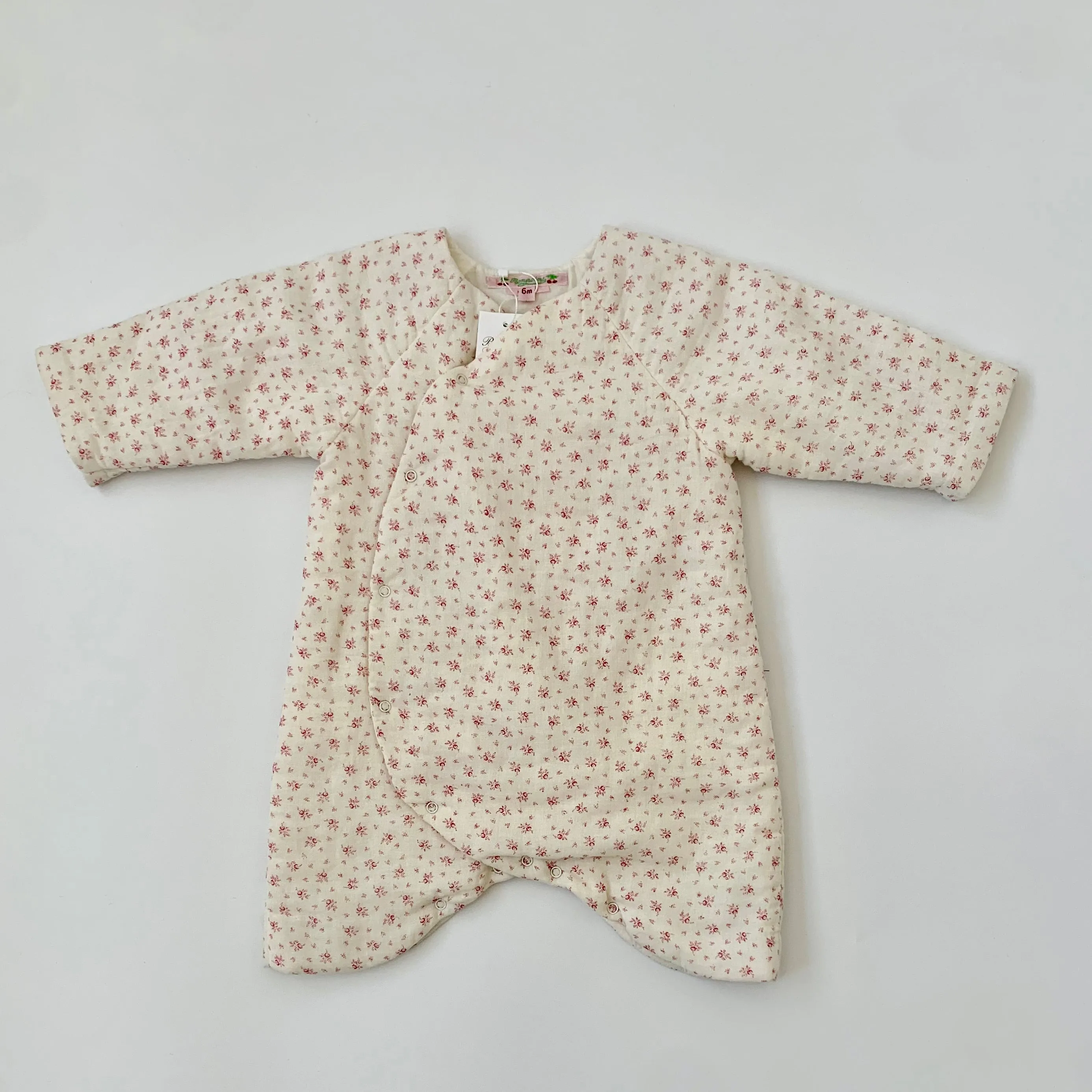 Bonpoint Rose Print Padded Romper: 6 Months (Brand New)