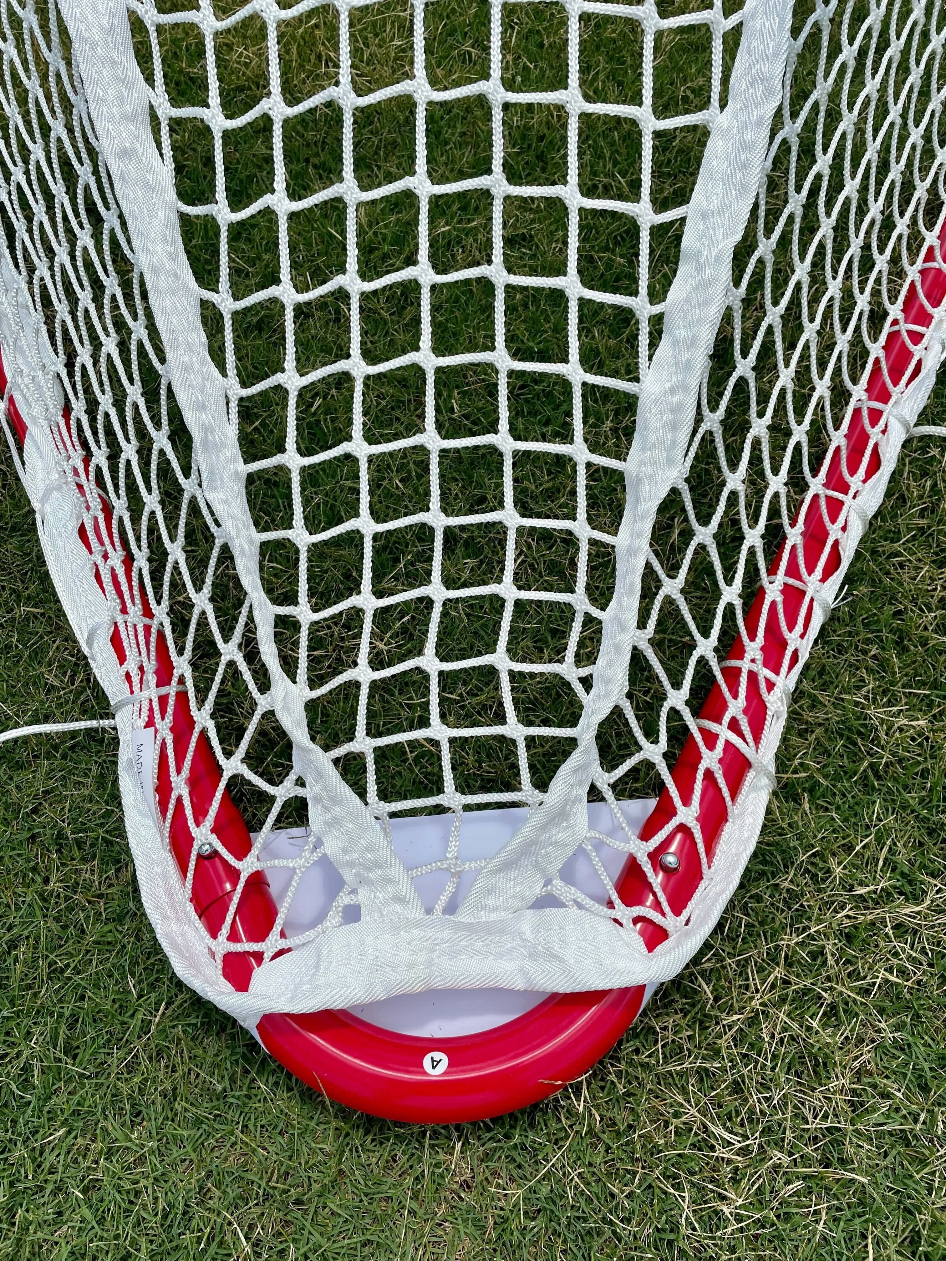 Box Lacrosse Goal - 26 lbs - INCLUDES 5mm White Crankshooter Net - FREE SHIPPING