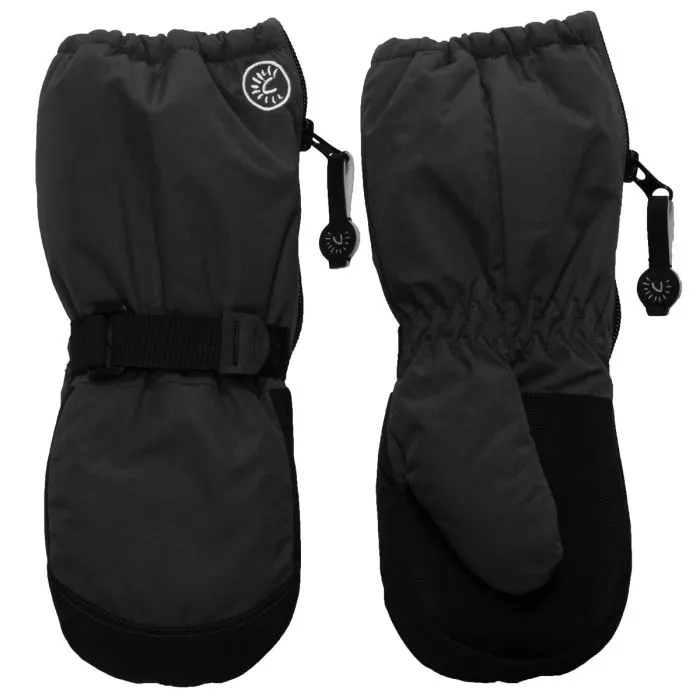 Calikids Long Cuff Mitten - Black