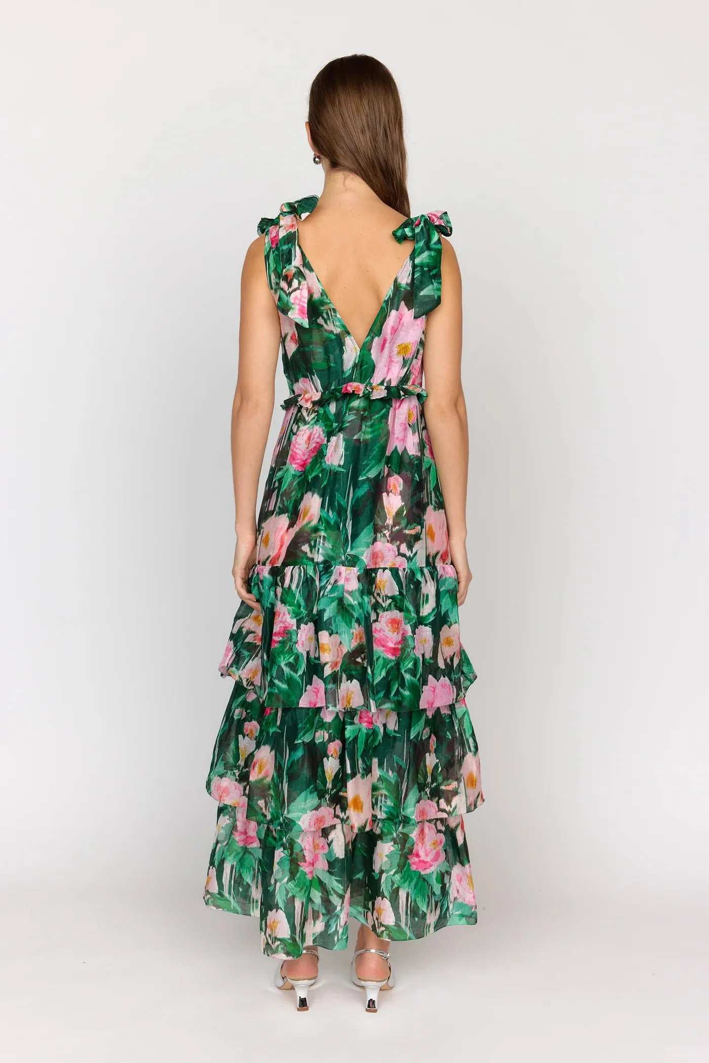 Christy Lynn Alexa Dress- Camellia Garden