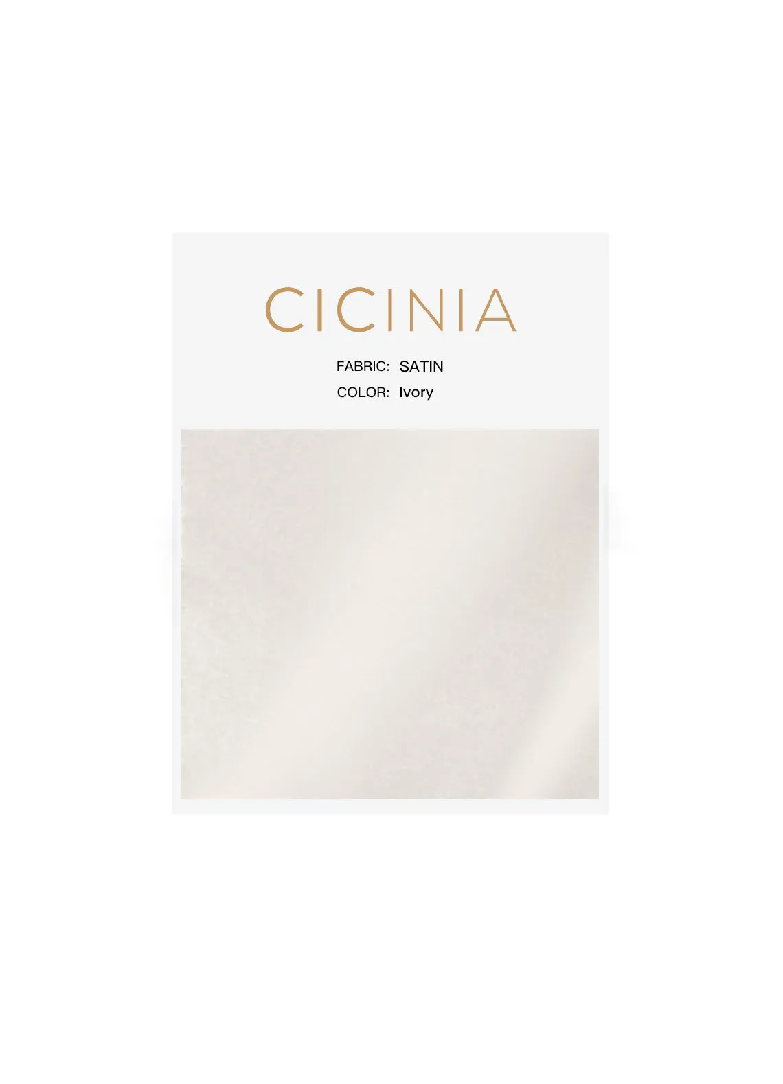 Cicinia NUANCIERS en Satin