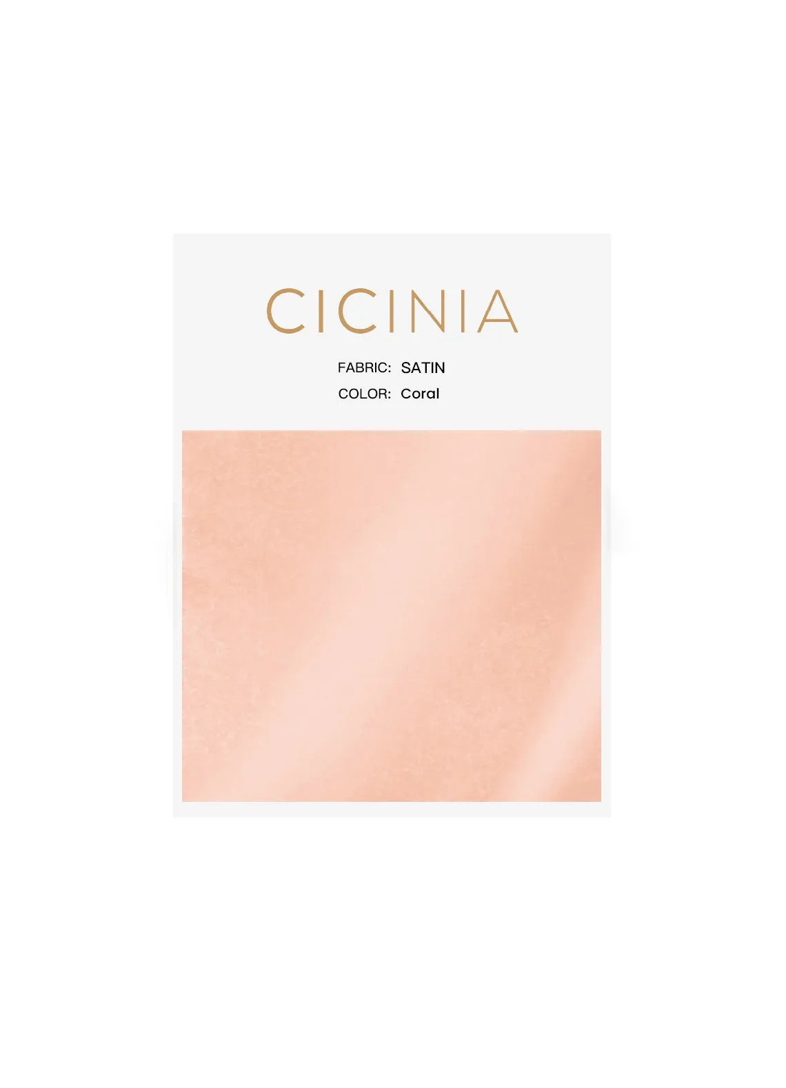 Cicinia NUANCIERS en Satin