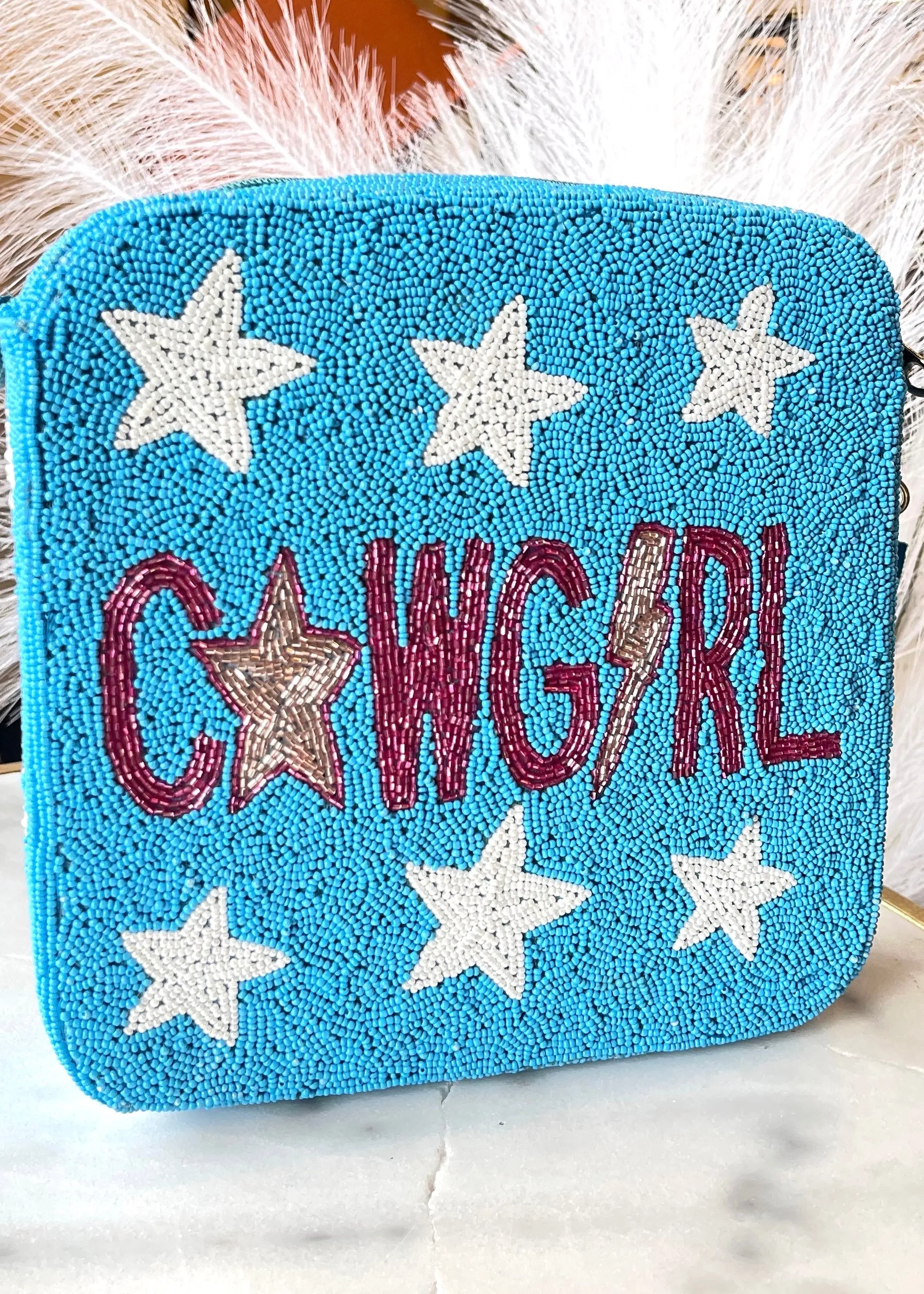 Cowgirl Stars Box Purse