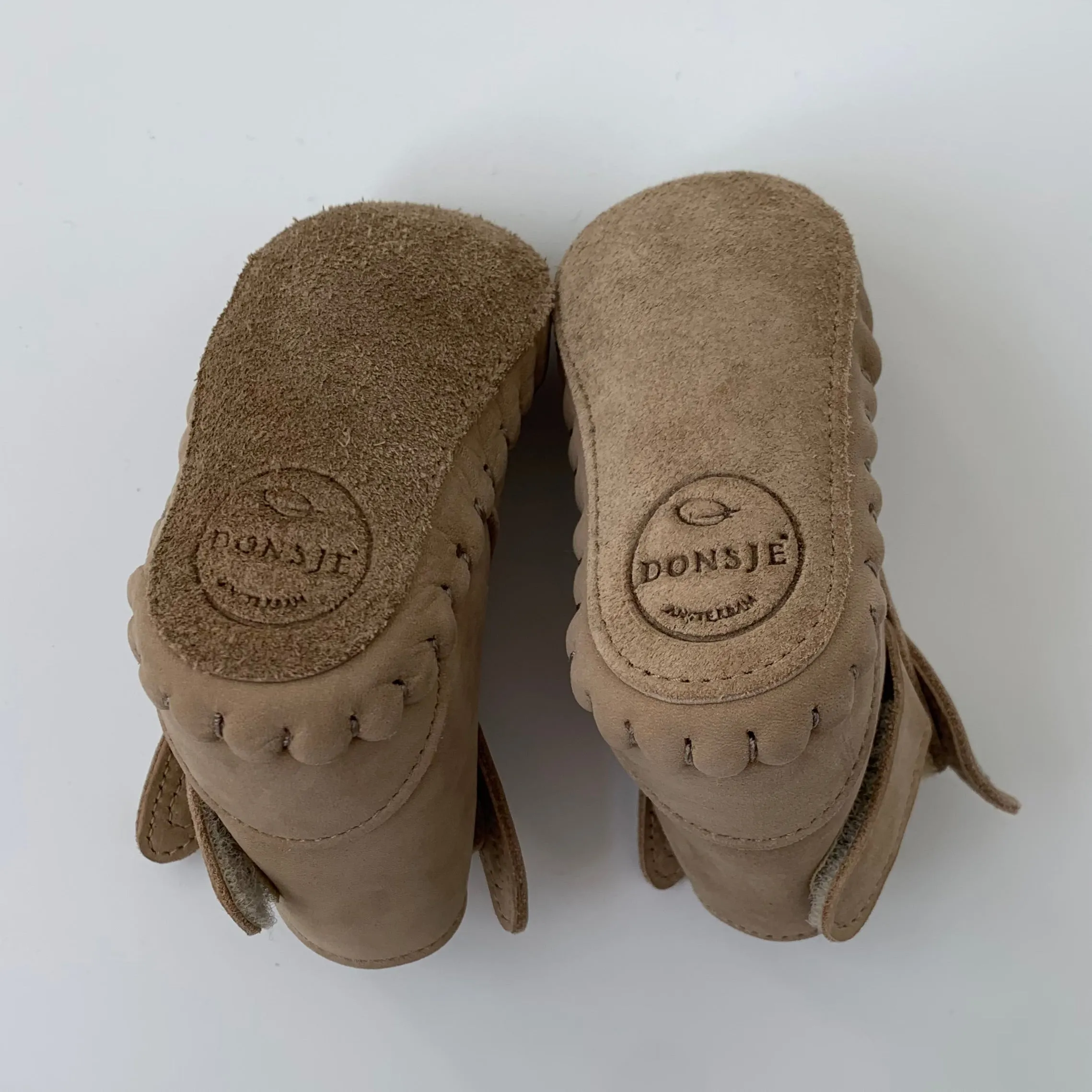 Donsje Suede Bunny Booties: 0-6 Months