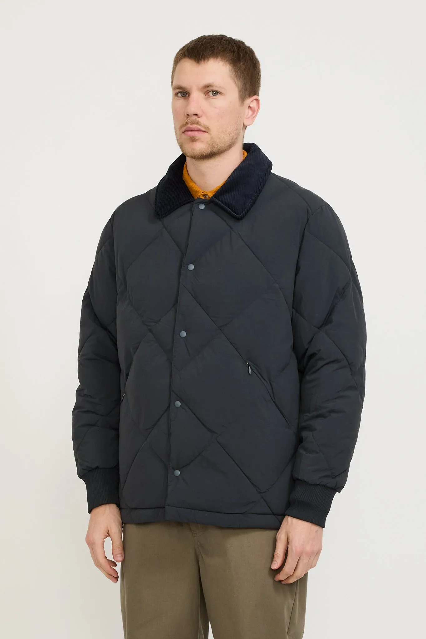 Dunbar Padded Jacket Charcoal