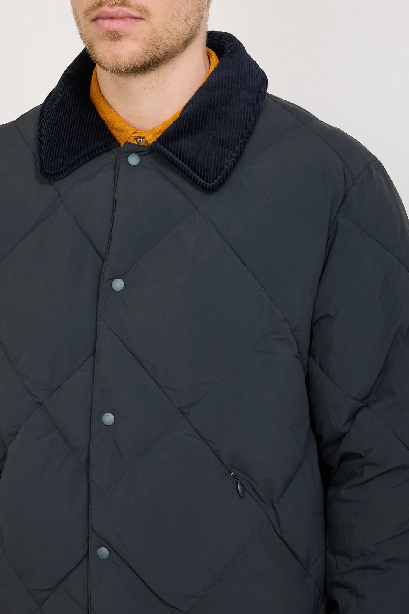 Dunbar Padded Jacket Charcoal