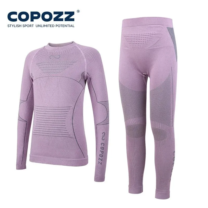 Ensemble de sous-vêtement thermique 3D en thermolite pour enfant COPOZZ - 23305