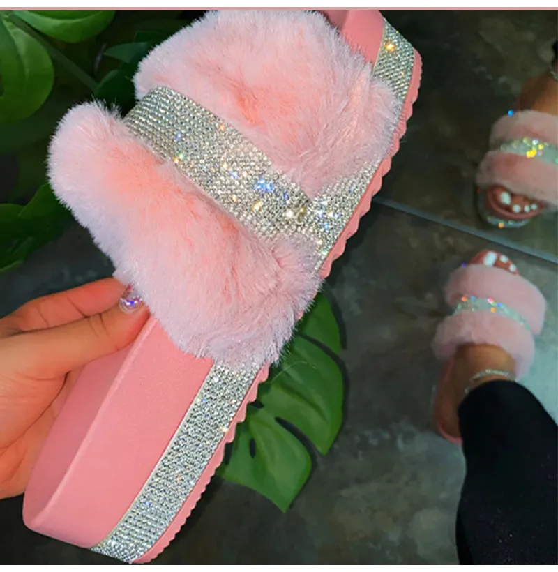 Fluffy Soft Angel Slippers