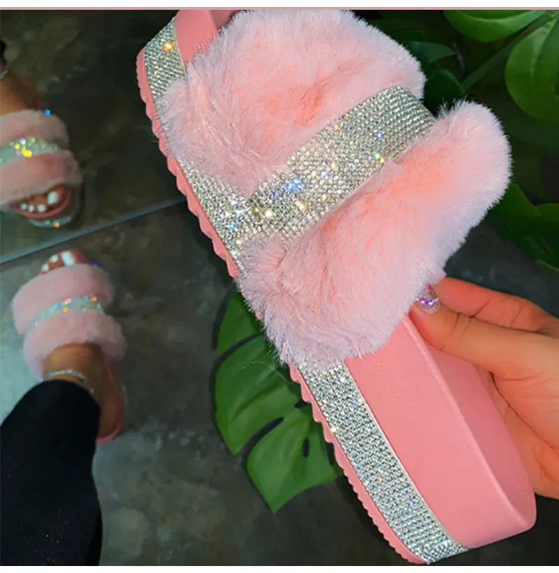 Fluffy Soft Angel Slippers