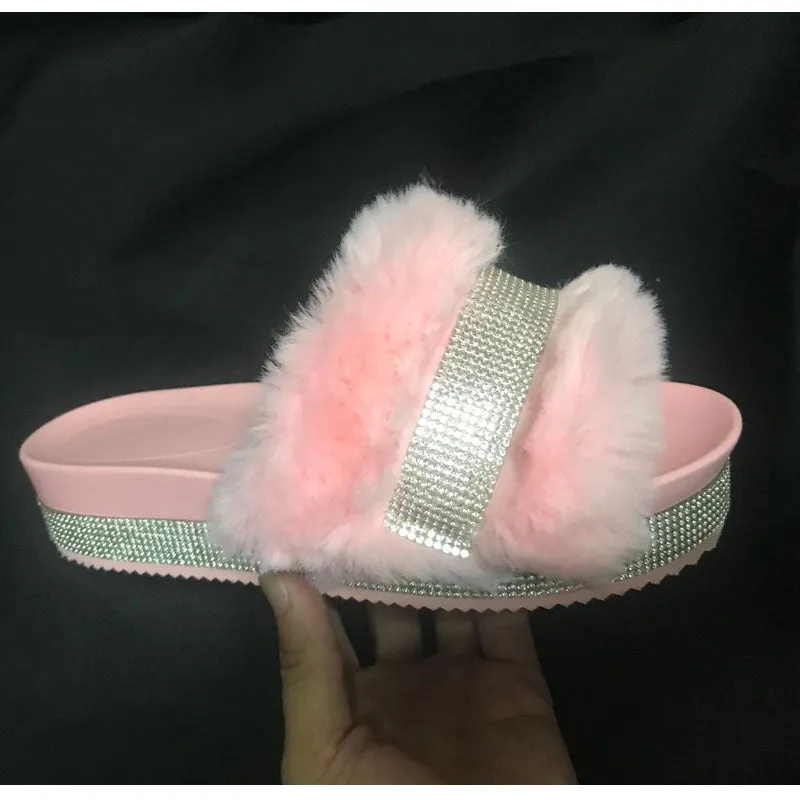 Fluffy Soft Angel Slippers