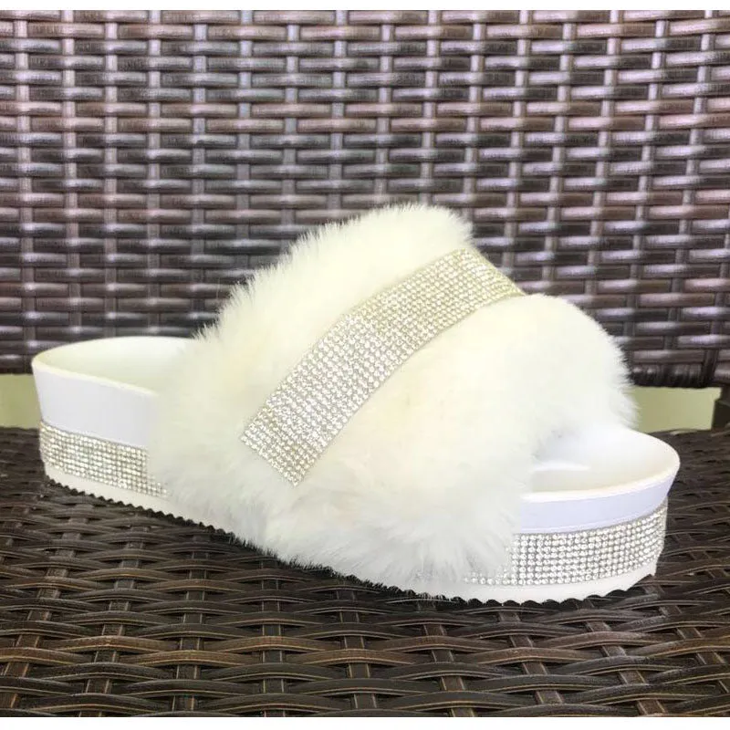 Fluffy Soft Angel Slippers