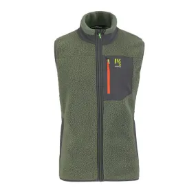 GILET 80'S PILE Man Thyme Black Sand 