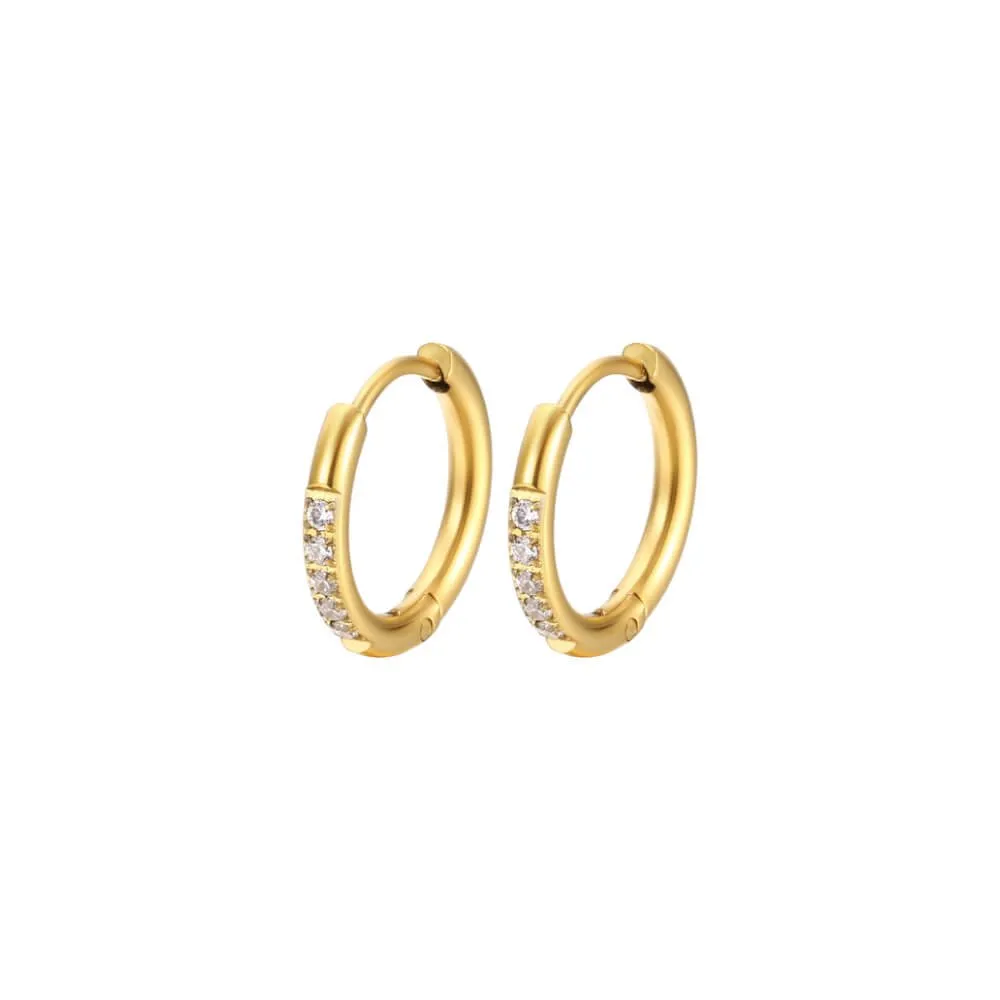 Gold Huggie Earring