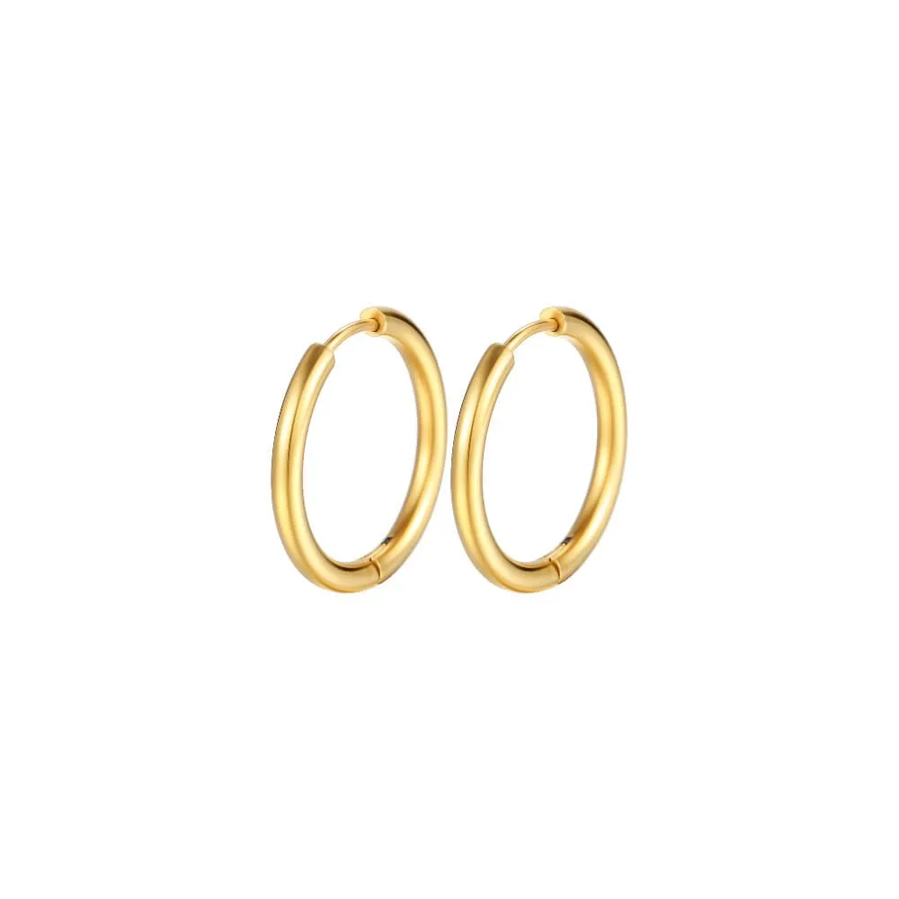 Gold Huggie Earring