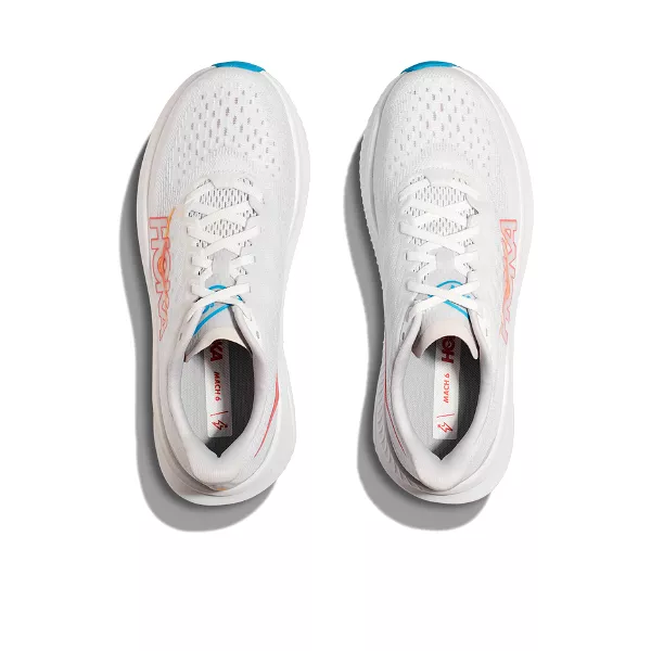 HOKA Women's Mach 6 (Medium Width) White