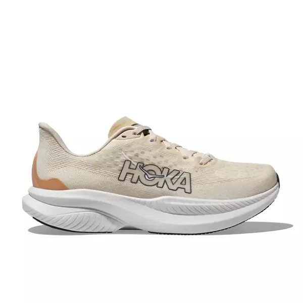 HOKA Women's Mach 6 (Wide Width) Vanilla