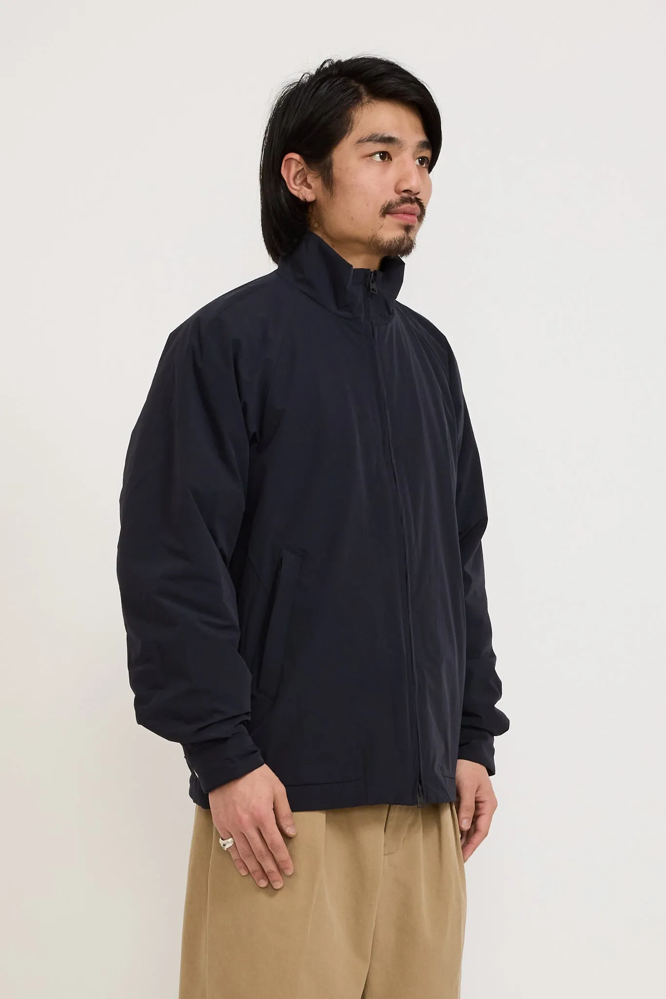 Korso Travel Light Insulated Harrington Jacket Dark Navy